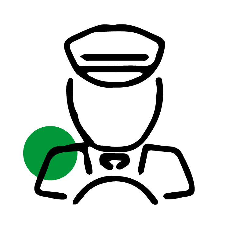 Taxi Coralie picto service avec chauffeur